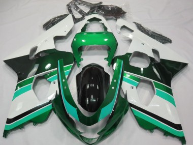 2004-2005 Vert Brillant & Vert GSXR 600-750 Carénage Moto