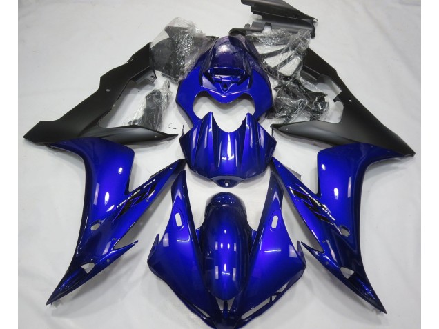 2004-2006 Bleu Brillant & Noir R1 Carénage Moto
