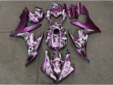 2004-2006 Magenta Foncé Camouflage R1 Carénage Moto
