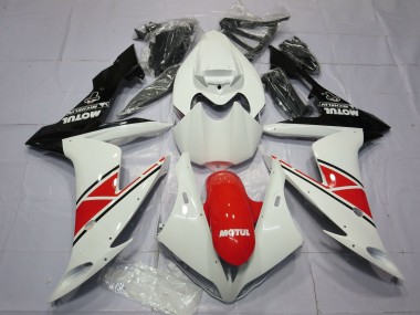 2004-2006 OEM Style Rouge & Blanc R1 Carénage Moto