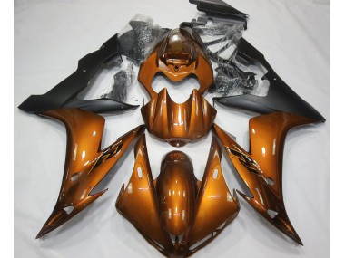 2004-2006 Orange Brillant & Noir R1 Carénage Moto