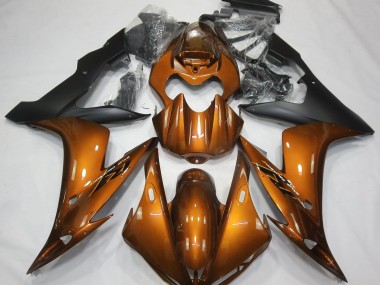 2004-2006 Orange Brillant & Noir R1 Carénage Moto