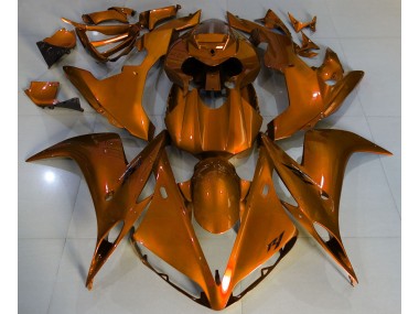2004-2006 Orange Foncé R1 Carénage Moto