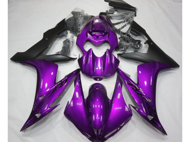 2004-2006 Violet Brillant & Noir R1 Carénage Moto 2004-2006 Violet Brillant & Noir R1 Carénage Moto