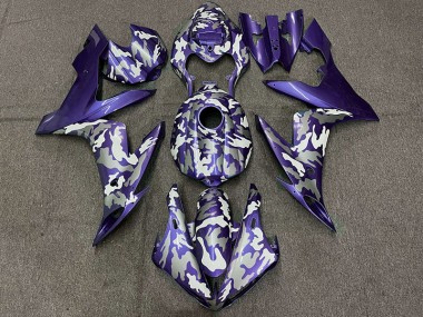 2004-2006 Violet Foncé Camouflage R1 Carénage Moto
