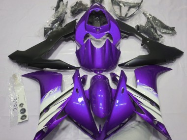 2004-2006 Violet Vif & Blanc R1 Carénage Moto