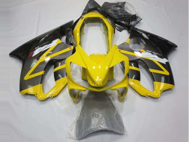 2004-2007 Jaune & Argent CBR600 F4i Carénage Moto 2004-2007 Jaune & Argent CBR600 F4i Carénage Moto