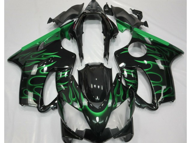 2004-2007 Vert Clair Flamme CBR600 F4i Carénage Moto 2004-2007 Vert Clair Flamme CBR600 F4i Carénage Moto