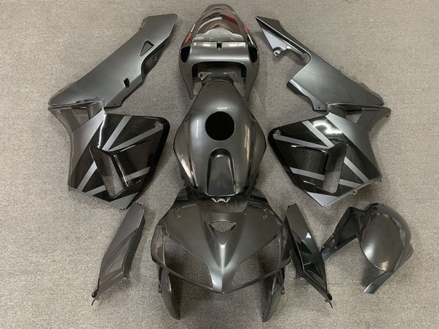 2005-2006 Argent Foncé & Noir CBR600RR Carénage Moto 2005-2006 Argent Foncé & Noir CBR600RR Carénage Moto