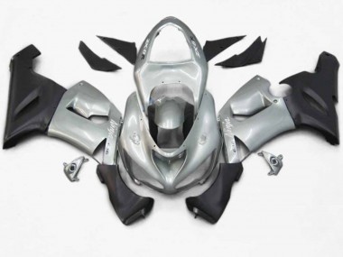 2005-2006 Argent Noir Mat ZX6R Carénage Moto