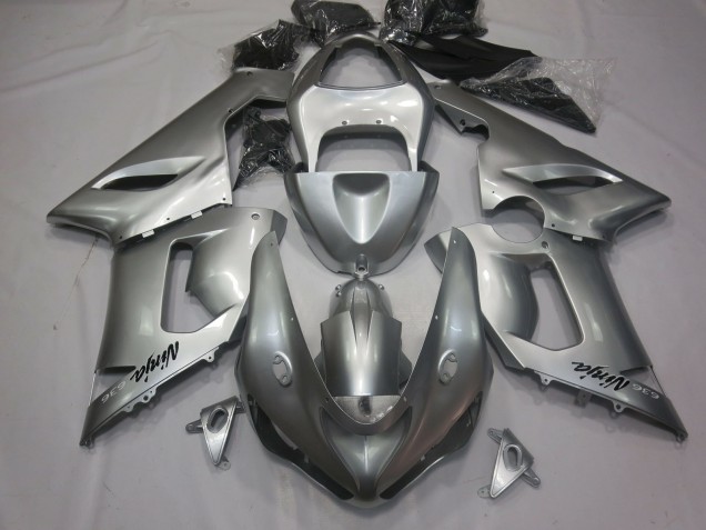2005-2006 Argent ZX6R Carénage Moto 2005-2006 Argent ZX6R Carénage Moto