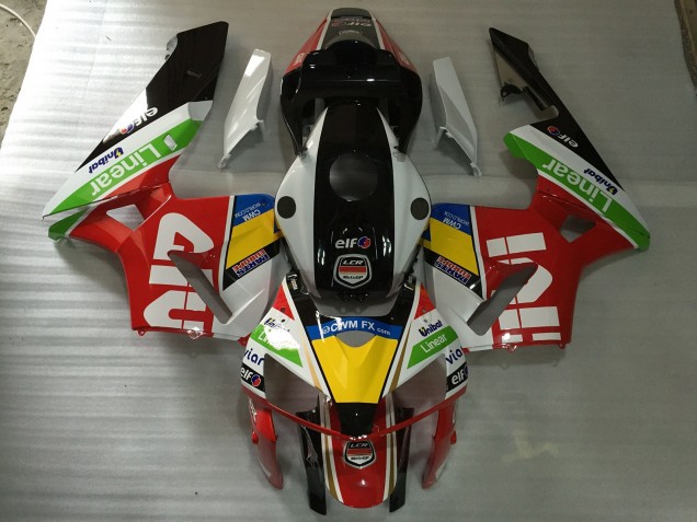 2005-2006 Bianco Rosso Givi CBR600RR Carénage Moto 2005-2006 Bianco Rosso Givi CBR600RR Carénage Moto