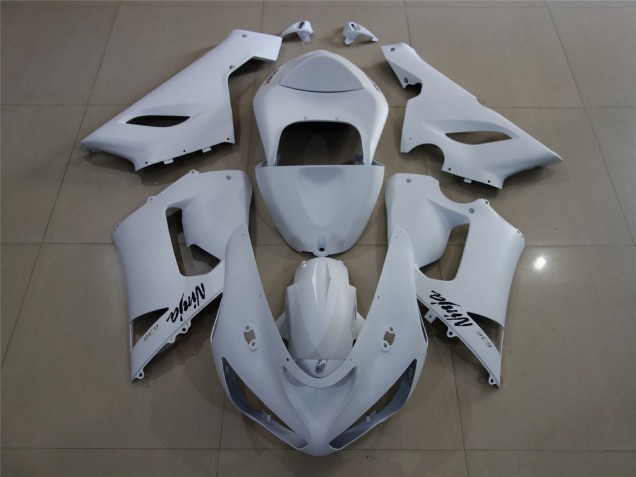 2005-2006 Blanc Mat ZX6R Carénage Moto