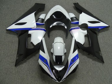 2005-2006 Bleu Blanc & Noir ZX6R Carénage Moto