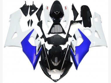 2005-2006 Bleu Brillant & Blanc Brillant GSXR 1000 Carénage Moto