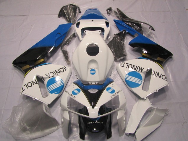 2005-2006 Bleu Clair Konica Minolta CBR600RR Carénage Moto 2005-2006 Bleu Clair Konica Minolta CBR600RR Carénage Moto