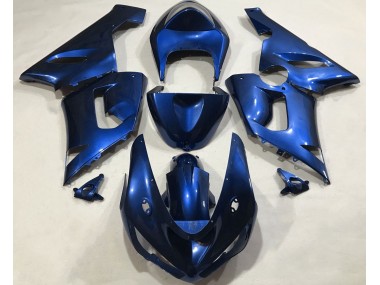 2005-2006 Bleu Métallisé ZX6R Carénage Moto