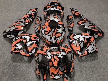 2005-2006 Camouflage & Orange Clair CBR600RR Carénage Moto