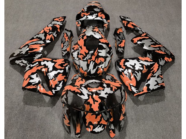2005-2006 Camouflage & Orange Clair CBR600RR Carénage Moto 2005-2006 Camouflage & Orange Clair CBR600RR Carénage Moto