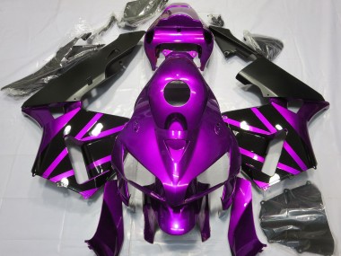 2005-2006 Design Violet & Noir Brillant CBR600RR Carénage Moto