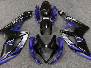 2005-2006 Noir Mat & Bleu GSXR 1000 Carénage Moto