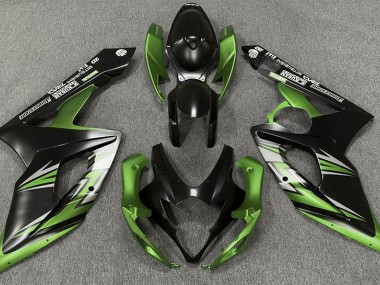 2005-2006 Noir Mat & Vert GSXR 1000 Carénage Moto