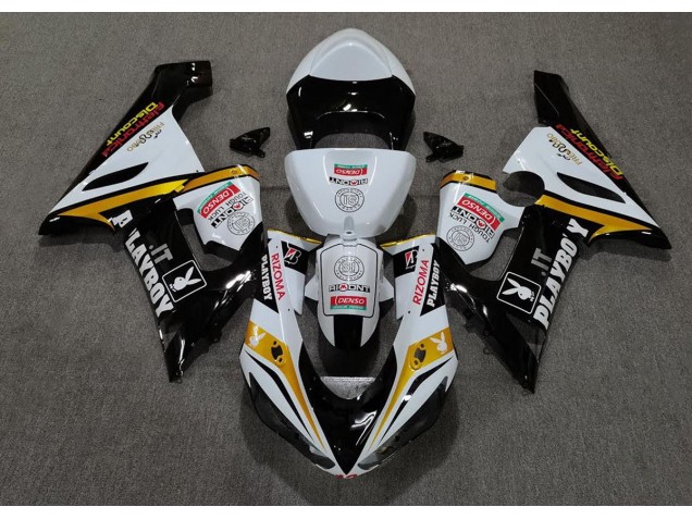 2005-2006 Or Playboy ZX6R Carénage Moto 2005-2006 Or Playboy ZX6R Carénage Moto