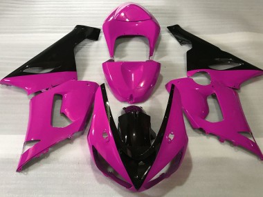 2005-2006 Rose Brillant & Noir ZX6R Carénage Moto