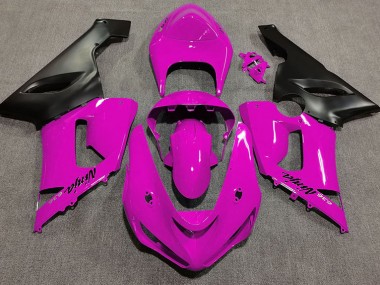 2005-2006 Rose Brillant ZX6R Carénage Moto