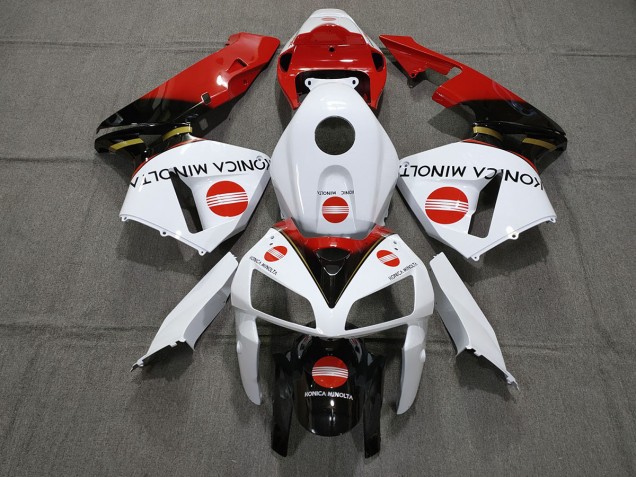 2005-2006 Rouge Konica Minolta CBR600RR Carénage Moto 2005-2006 Rouge Konica Minolta CBR600RR Carénage Moto