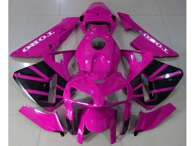 2005-2006 Style Rose Vif OEM CBR600RR Carénage Moto 2005-2006 Style Rose Vif OEM CBR600RR Carénage Moto