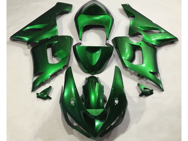 2005-2006 Vert Métallisé ZX6R Carénage Moto