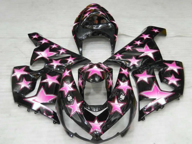 2005-2006 Étoile Rose ZX6R Carénage Moto 2005-2006 Étoile Rose ZX6R Carénage Moto