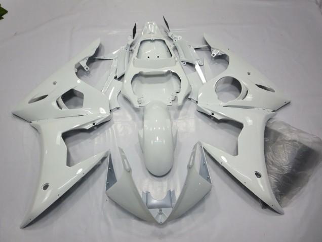 2005 Blanc Brillant R6 Carénage Moto 2005 Blanc Brillant R6 Carénage Moto