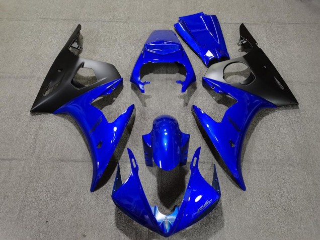 2005 Bleu Brillant & Noir R6 Carénage Moto 2005 Bleu Brillant & Noir R6 Carénage Moto