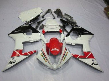 2005 Motul Rouge & Noir R6 Carénage Moto