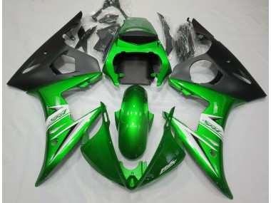 2005 Vert Brillant & Blanc R6 Carénage Moto