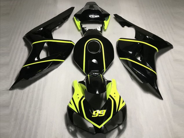 2006-2007 Alta Visibilità E Cbr Nero CBR1000RR Carénage Moto 2006-2007 Alta Visibilità E Cbr Nero CBR1000RR Carénage Moto