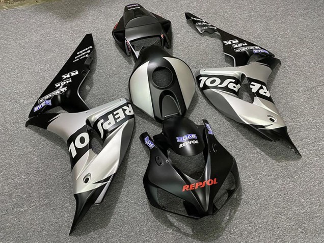 2006-2007 Argent Mat Repsol CBR1000RR Carénage Moto 2006-2007 Argent Mat Repsol CBR1000RR Carénage Moto