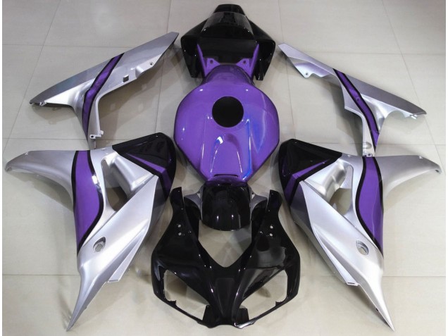 2006-2007 Argent & Violet Personnalisé CBR1000RR Carénage Moto 2006-2007 Argent & Violet Personnalisé CBR1000RR Carénage Moto