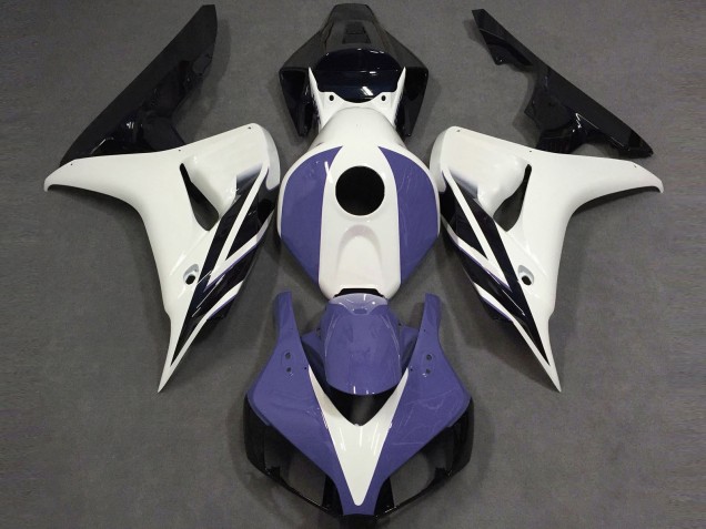 2006-2007 Blanc Brillant Bleu & Noir CBR1000RR Carénage Moto 2006-2007 Blanc Brillant Bleu & Noir CBR1000RR Carénage Moto