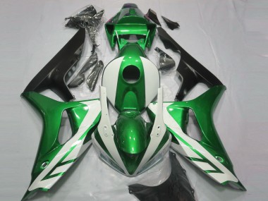 2006-2007 Blanc Brillant & Vert CBR1000RR Carénage Moto