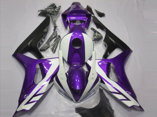 2006-2007 Blanc Brillant & Violet CBR1000RR Carénage Moto 2006-2007 Blanc Brillant & Violet CBR1000RR Carénage Moto