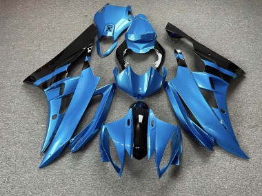 2006-2007 Bleu Ciel & Noir R6 Carénage Moto