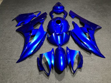 2006-2007 Bleu Métallisé Uni R6 Carénage Moto