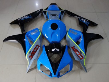 2006-2007 Cbr Personnalisé Bleu & Noir CBR1000RR Carénage Moto