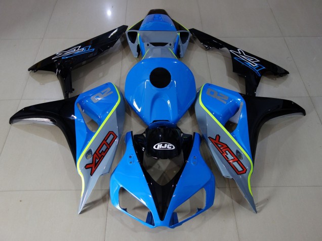 2006-2007 Cbr Personnalisé Bleu & Noir CBR1000RR Carénage Moto 2006-2007 Cbr Personnalisé Bleu & Noir CBR1000RR Carénage Moto