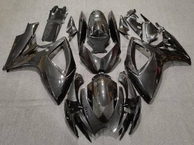 2006-2007 Complet Fiber De Carbone GSXR 600-750 Carénage Moto