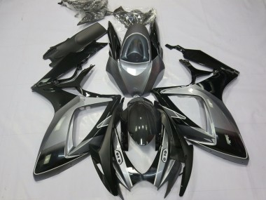 2006-2007 Noir Gris Spécial GSXR 600-750 Carénage Moto
