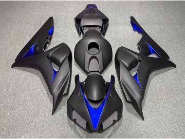 2006-2007 Noir Mat & Bleu CBR1000RR Carénage Moto